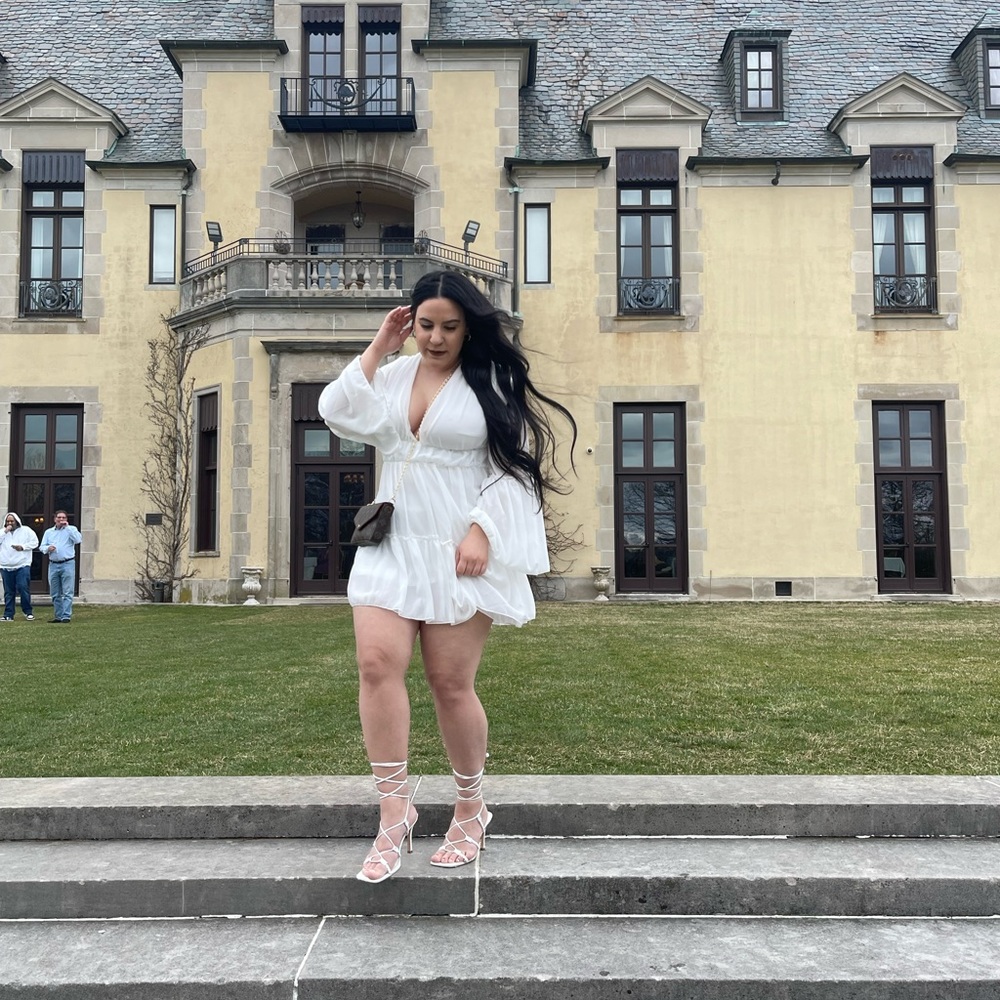 White dress
